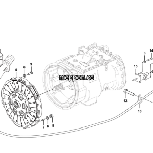 LGMG Off-Highway Dump Truck 2022 - Clutch assy - B0403-2704010164-G1