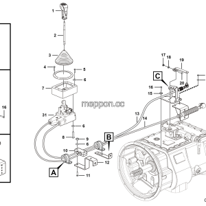 LGMG MT95 Mine Truck - Transmission system - C0500-2705010519