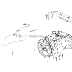 LGMG MT95D Mine Truck - Transmission system - C0500-2705010520