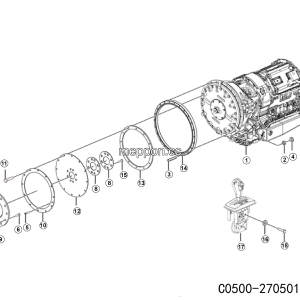 LGMG Road Sprinkler 2024 - Transmission installation - C0500-2705012008.S1A