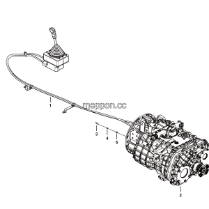 LGMG Off-Highway Dump Truck 2024 - Gear-box assembly - C0501-2705011588.S1A