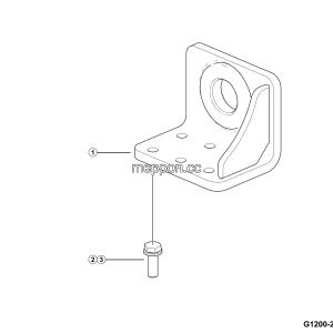 LGMG MTE106H 2025 - Transmission RH bracket assy - C0501-2705011768.S1A