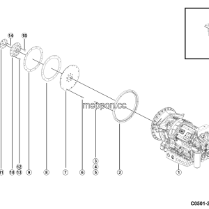 LGMG Off-Highway Dump Truck 2024 - Transmission installation - C0501-2705012034.S1A