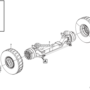 LGMG Mine Truck Mine Truck - Front axle assembly - D0600-2706010137
