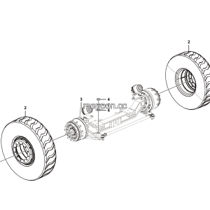 LGMG Mine Truck Mine Truck - Front alxe - D0600-2706010258