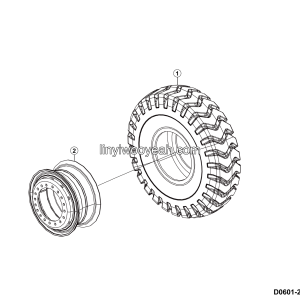 LGMG MT106H 2025 - Wheel assembly - D0601-2706010538.S1C