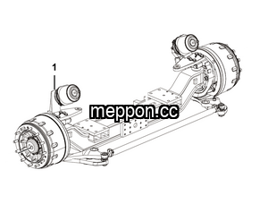 LGMG CMT106 2025 - Front axle assy - D0601-2706010709