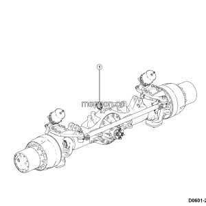 LGMG CMT96A 2025 - Front axle installation - D0601-2706011116.S1A