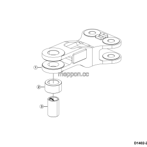 LGMG RTH100 2025 - Center arm assy - D1402-2714022005.S1A