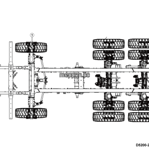 LGMG Off-Highway Dump Truck 2024 - Wheels assy illustration - D5200-2752000233.S1A