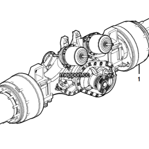 LGMG Off-Highway Dump Truck 2023 - Mid axle mounting assy PX16T（i=8.88） - E0700-2707010804