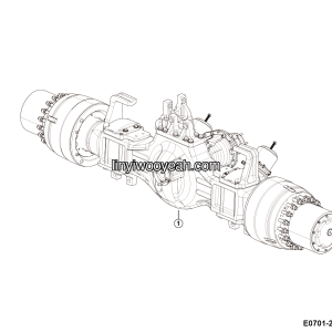 LGMG Off-Highway Dump Truck 2024 - Middle axle installation - E0701-2707010856.S1A