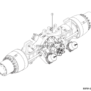 LGMG Off-Highway Dump Truck 2024 - Middle axle installation PX40T（21.397） - E0701-2707010857.S1A