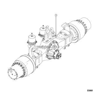 LGMG Off-Highway Dump Truck 2024 - Rear axle installation - E0801-2708010575