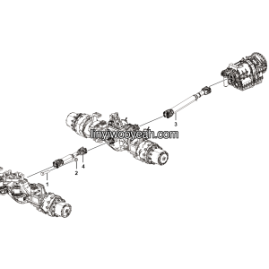 LGMG Off-Highway Dump Truck 2023 - Shaft-assembly - F0901-2709010618.S1A