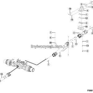 LGMG Off-Highway Dump Truck 2024 - Transmission shaft assy - F0901-2709010686