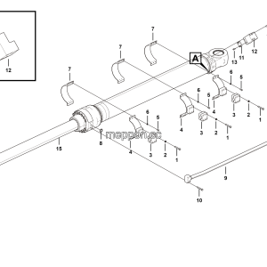 LGMG ？？2？？？？？？？？？？？o Hydrualic Excavator 2024 - Stick cylinder assy - F1302-2613020913.S1A