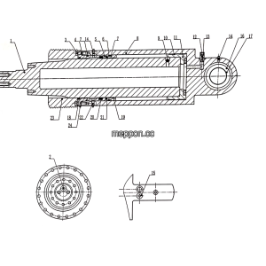 LGMG Off-Highway Dump Truck 2023 - THE FRONT OIL AND GAS SPRING ASSEMBLY - G0700-4110705000