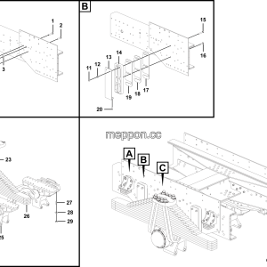 LGMG Mine Truck Mine Truck - Rear suspension assembly - G1200-2712010898