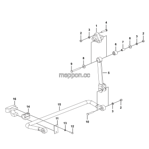 LGMG Off-Highway Dump Truck 2023 - Front stabilizer installation assy - G1200-2712011099