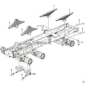 LGMG CMT106 Mine Truck - Suspension assy - G1200-2712011626