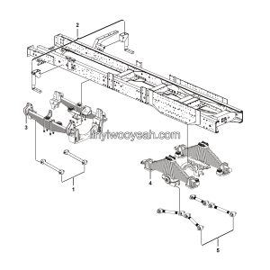 LGMG Off-Highway Dump Truck 2020 - Suspension assy - G1200-2712011940.S1a