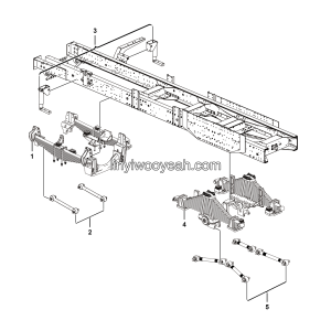 LGMG MT86D Mine Truck - Suspension assy - G1200-2712011988