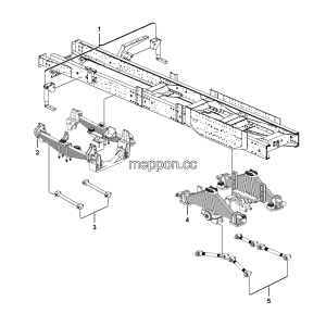 LGMG Off-Highway Dump Truck 2022 - Suspension assy - G1200-2712012430
