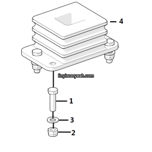 LGMG Off-Highway Dump Truck 2023 - Suspension limit block installation 5698H10 - G1200-2712017174