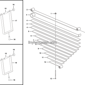LGMG MT60 Mine Truck - Front leaf spring assy - G1200-4110702189