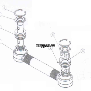LGMG Off-Highway Dump Truck 2022 - Upper thrust rod assy - G1200-4110703145