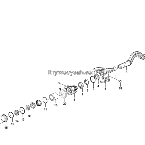 LGMG Off-Highway Dump Truck 2020 - Balance shaft（YONGJIN） - G1201-2712010378
