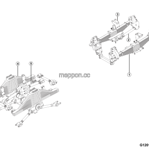 LGMG Off-Highway Dump Truck 2024 - Suspension assy - G1201-2712012315