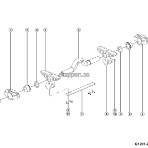 LGMG MT106H 2025 - Maintenance-free balance shaft assembly - G1201-2712017010.S1B