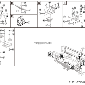 LGMG Mine Truck 2026 - Front suspension assembly - G1201-2712017127.S1B