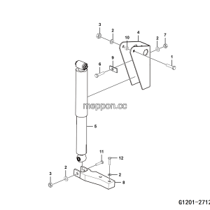 LGMG Off-Highway Dump Truck 2022 - Absorber installation assy - G1201-2712017128.S1A