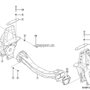 LGMG MT106H 2025 - Fr suspension fr mount installation - G1201-2712017448.S1F
