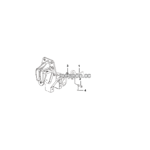 LGMG CMT106 2025 - Front suspension crossbeam installation assembly - G1201-2712017582