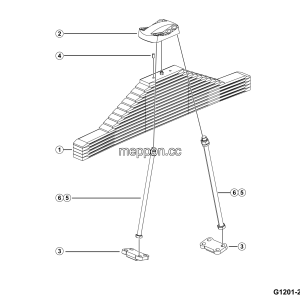 LGMG Off-Highway Dump Truck 2024 - Rear leaf spring assy - G1201-2712017657.S1B