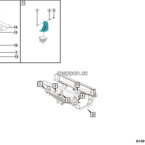 LGMG MT106 2025 - Front leaf spring installation - G1201-2712017702