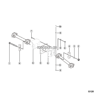 LGMG Off-Highway Dump Truck 2024 - Rear suspension mount - G1201-2712017707