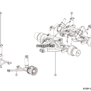 LGMG Off-Highway Dump Truck 2024 - Suspension assy - G1201-2712017828.S1A