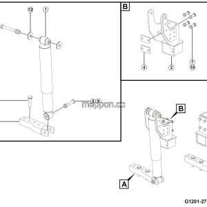 LGMG MT50 2025 - Shock absorber installation - G1201-2712017862.S1E-G1