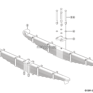 LGMG Mine Truck 2026 - Front leaf spring assy - G1201-2712017865.S1B