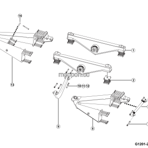 LGMG AT40 2025 - Rr suspension assy - G1201-2712017958.S1A