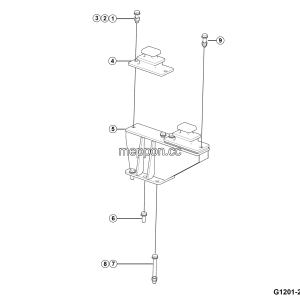 LGMG - 2025 - Axle end limit block and rh bracket assy - G1201-2712018159.S1A
