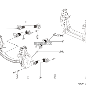 LGMG MTH116 2025 - Front guide mechanism installation - G1201-2712018805.S1A