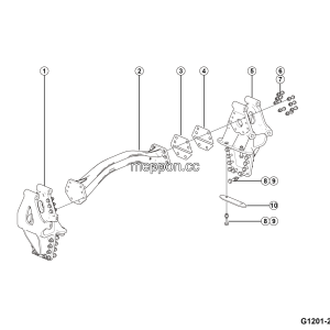 LGMG Mine Truck 2026 - Front mount assy - G1201-2712018806.S1B