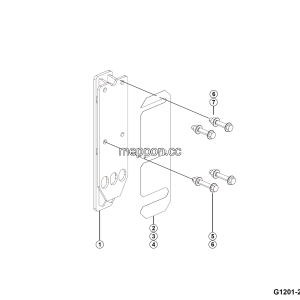 LGMG MTH116 2025 - Rear leaf spring side limit assy - G1201-2712018815.S1A