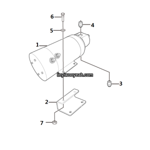 LGMG Off-Highway Dump Truck 2023 - ASM-Power Unit Installation assy - H0600-2760000082